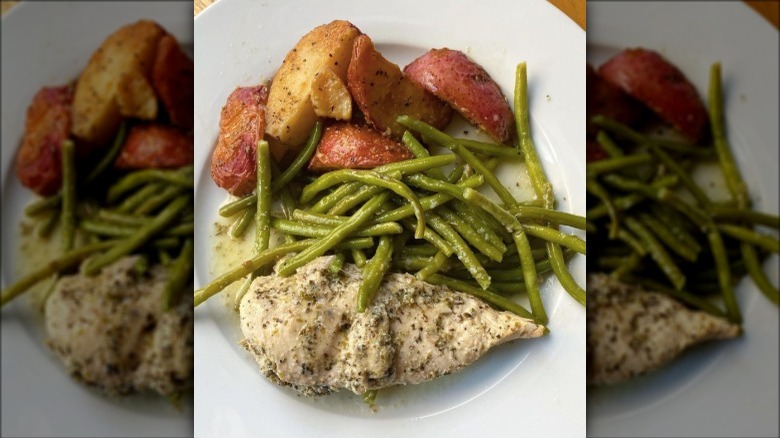 factor chicken with green beans