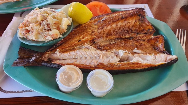 smoked fish plate