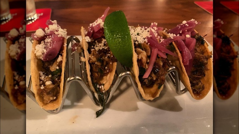 duck tongue tacos