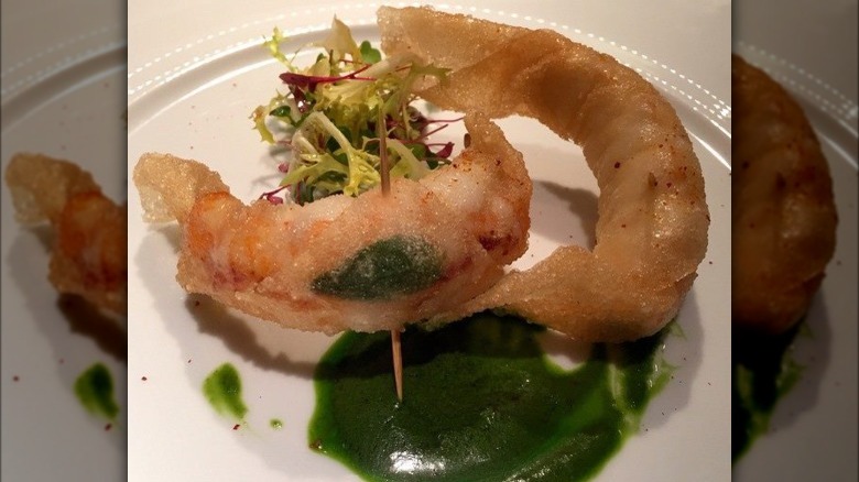 langoustine with pesto