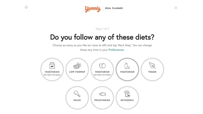 Yummly meal-planning app