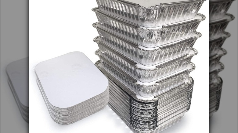 55 pack aluminum pan containers