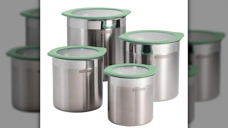 Tramontina stainless steel canister set