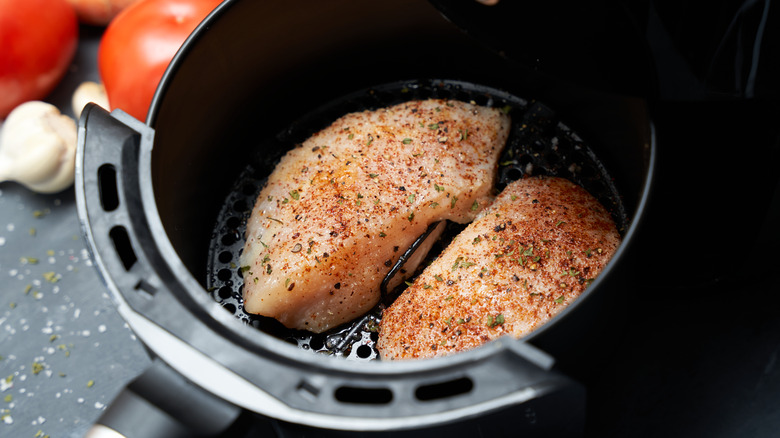 Chicken breasts in air fryer