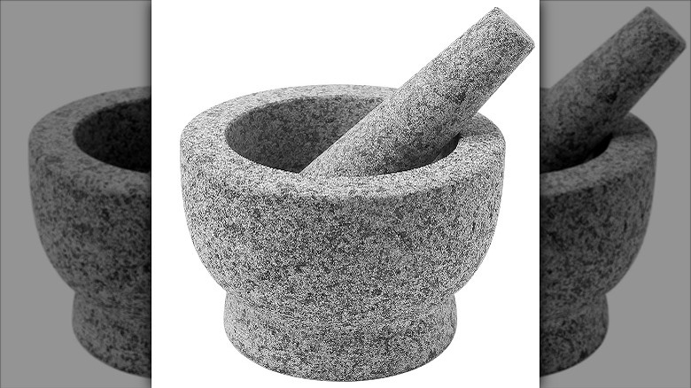granite mortar and pestle