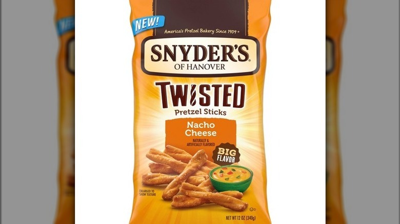 Snyder's Twisted Nacho Cheese Pretzel Sticks