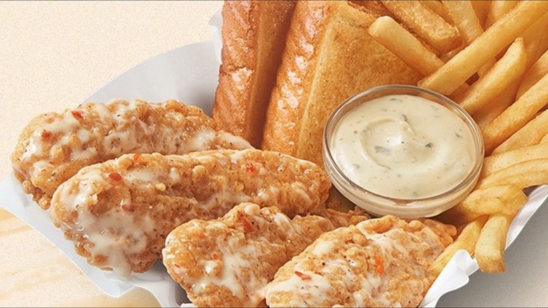 Dairy Queen chicken strips and fries