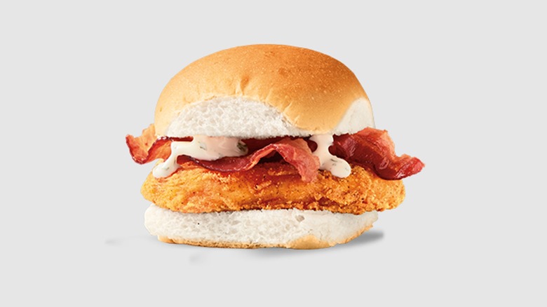 A Chicken Bacon Ranch Slider