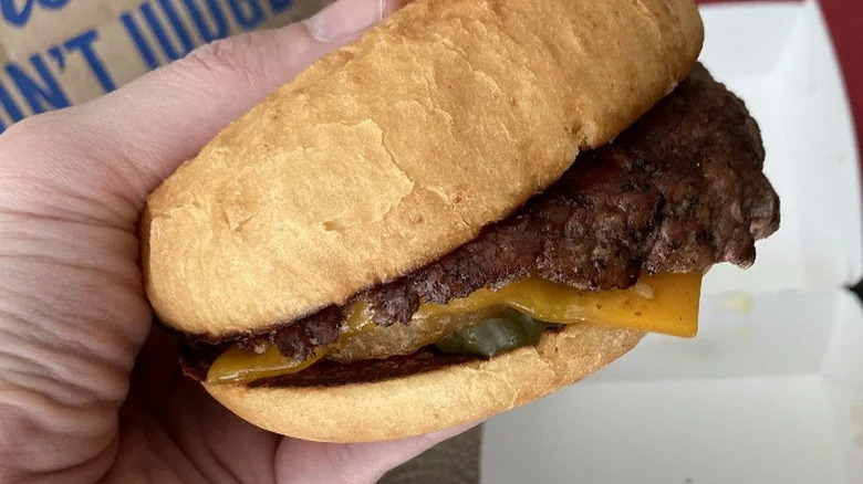 culver's smokehouse bbq cheddar burger