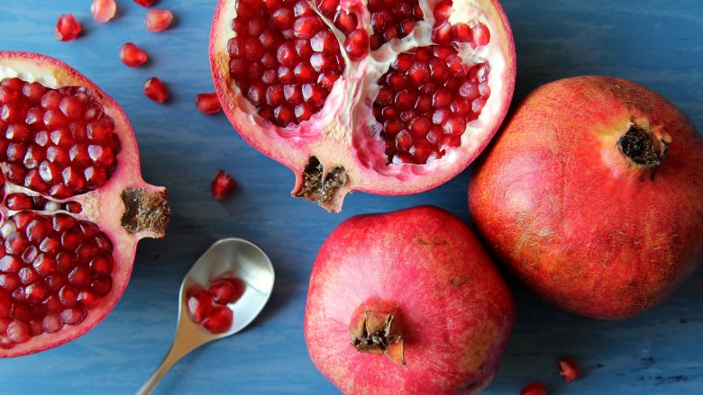 open pomegranate