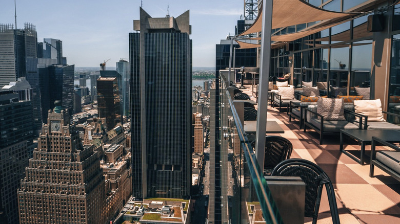 View from Bar 54 in New York City