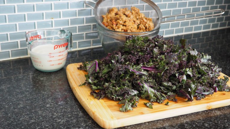 kale for Olive Garden's Zuppa Toscana