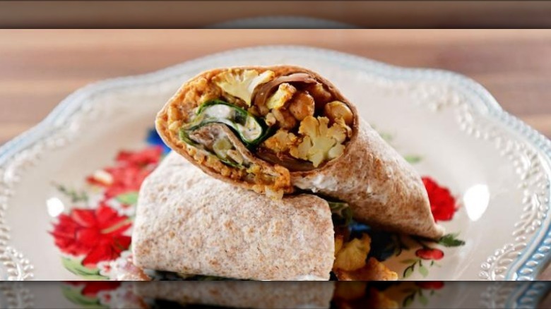 The Pioneer Woman's veggie burrito