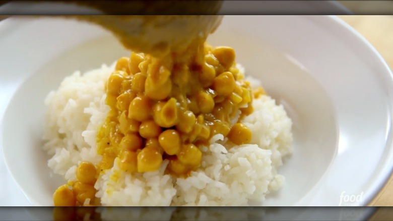 The Pioneer Woman's chickpea curry