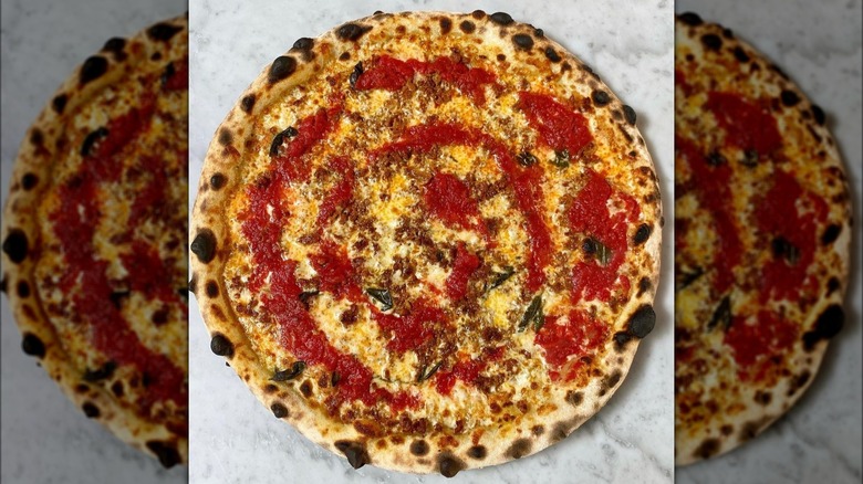 pizza from F&F brooklyn