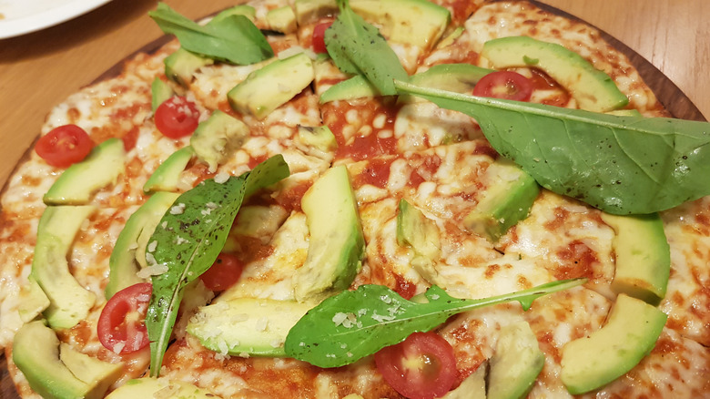 Avocado on pizza