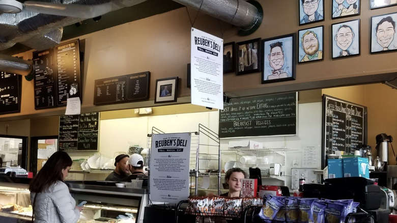 Reuben's Deli interior