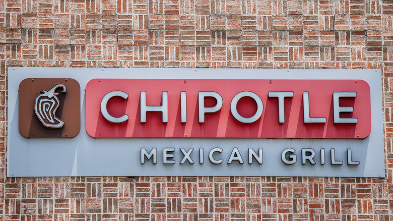 Chipotle sign