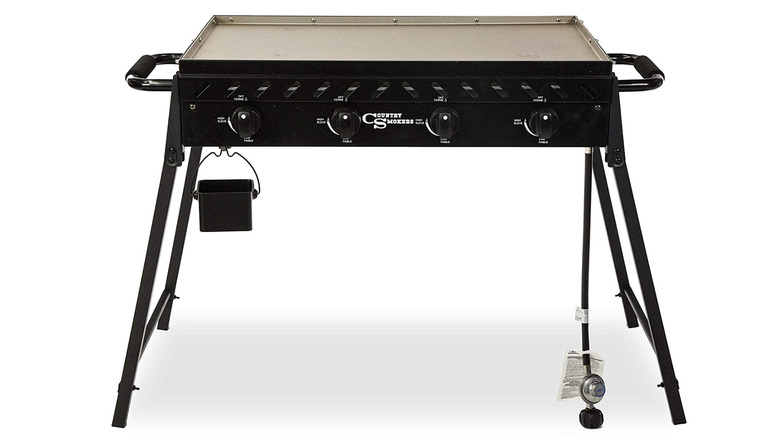 Country smokers large portable gas griddle