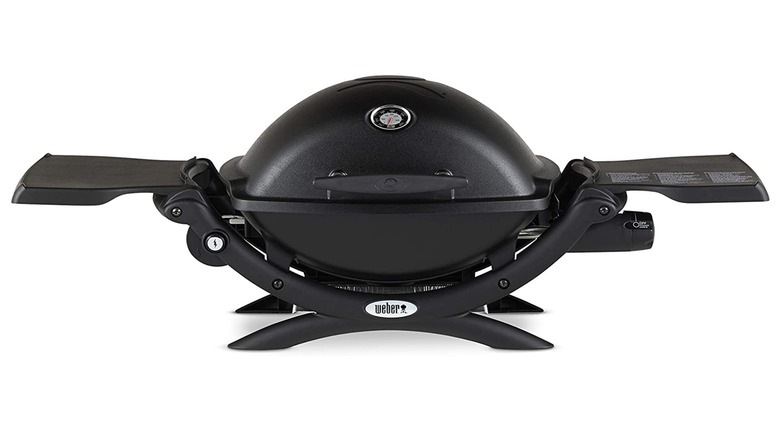 Weber portable propane grill