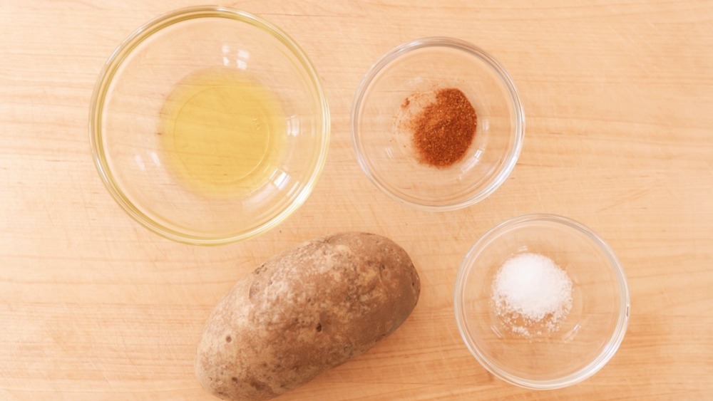 ingredients for homemade potato chips