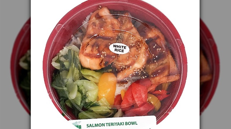 Salmon teriyaki bowl