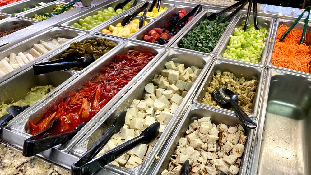 salad bar from Whole Foods 