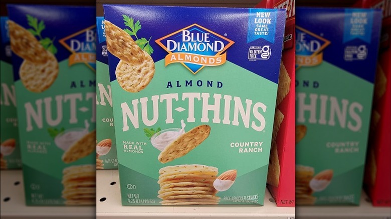 Box of ranch almond crackers