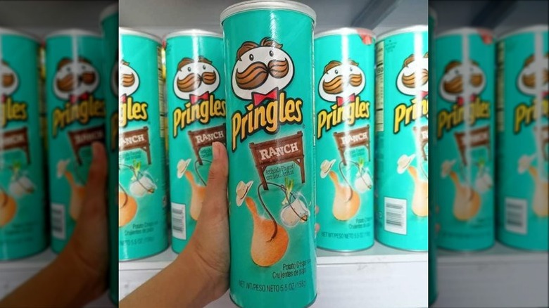 cans of ranch pringles
