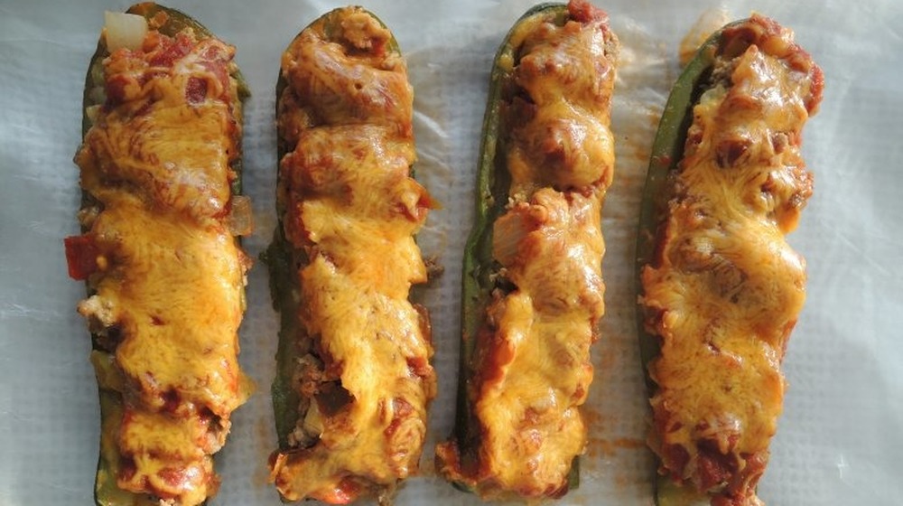 zucchini enchilada boats