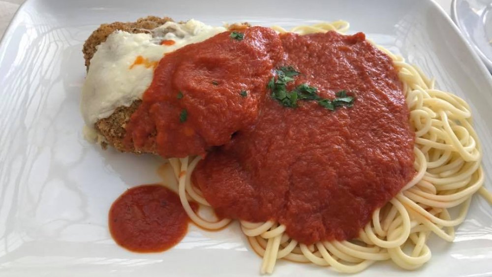 Spaghetti and meatballs at magic kingdom