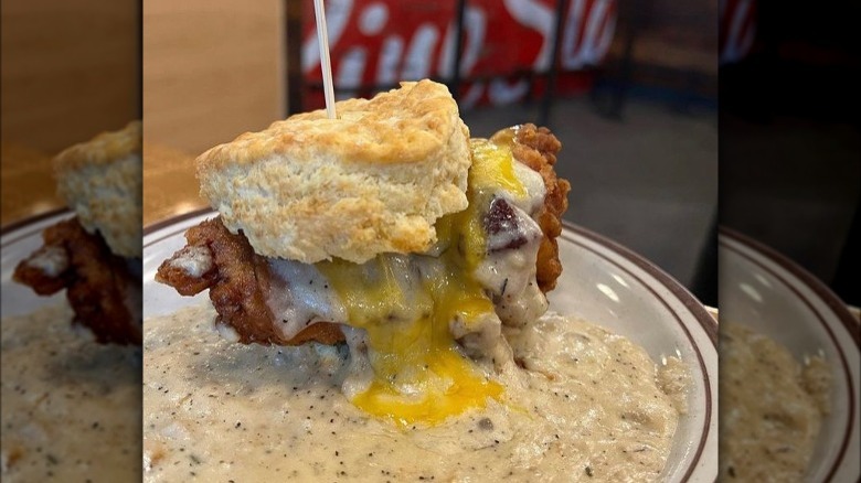 Pine State Biscuits with gravy