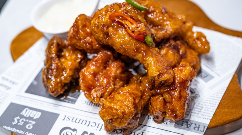 Korean fried chicken