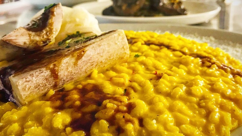 Risotto Milanese at Brera in Los Angeles, California