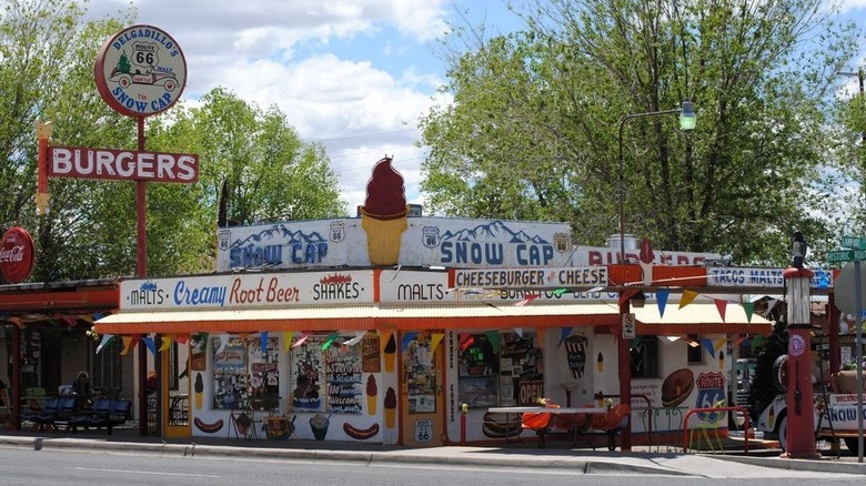 Delgadillo's Snow Cap across street