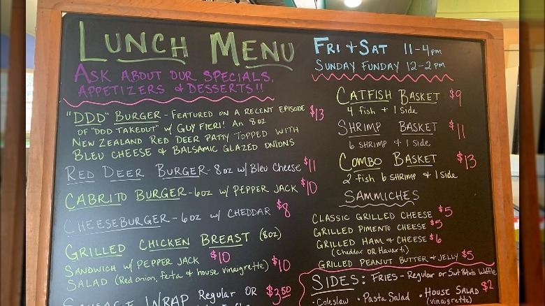 Mac & Ernie's Roadside Eatery menu