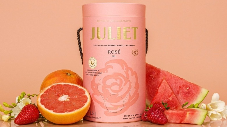 Boxed Juliet rosé with fruit