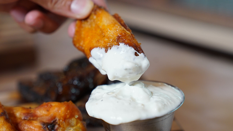 ranch dressing chicken nugget