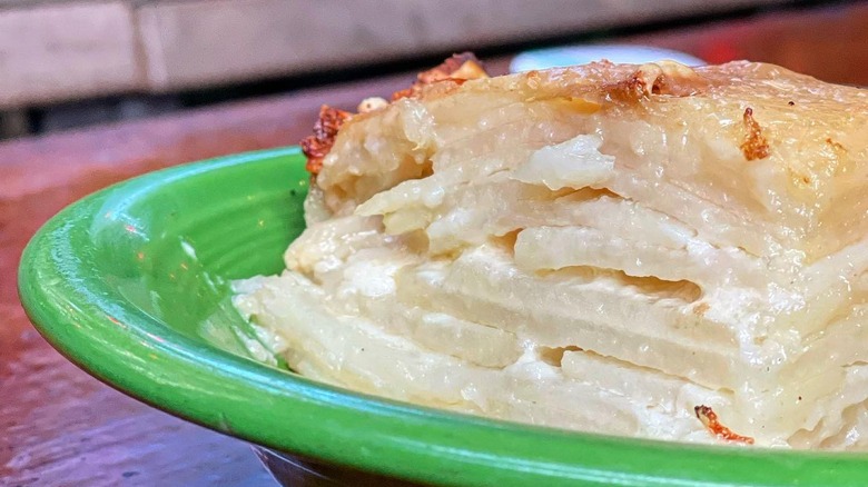 Scalloped potatoes, Leon's Oyster Shop