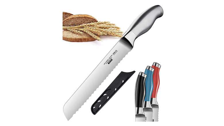 Orblue serrated bread knife