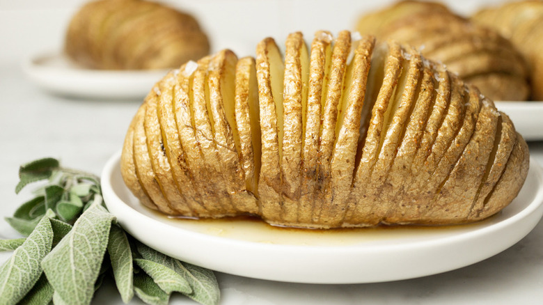 Hasselback potatoes