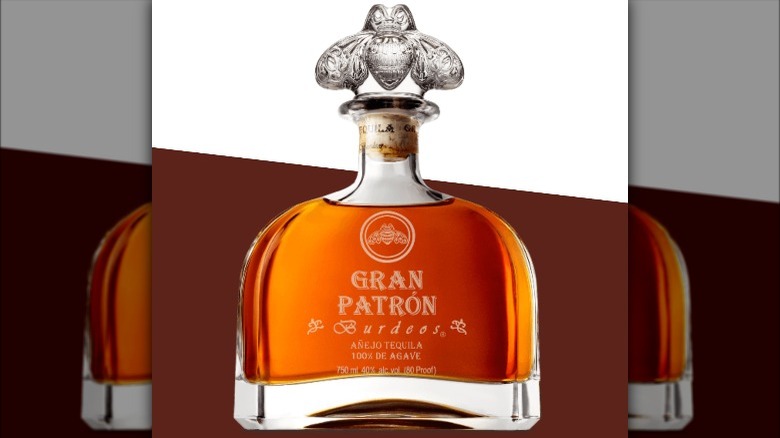 Gran Patron Burdeos tequila bottle