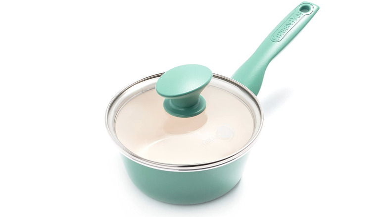 GreenPan ceramic non-stick saucepan