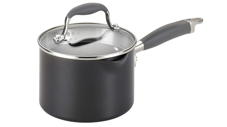 Anolon hard anodized nonstick saucepan