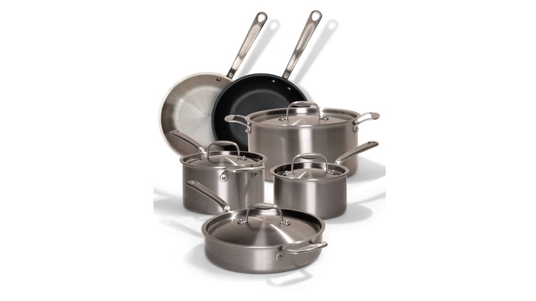 Made In 10-piece 5-ply stainless steel cookware