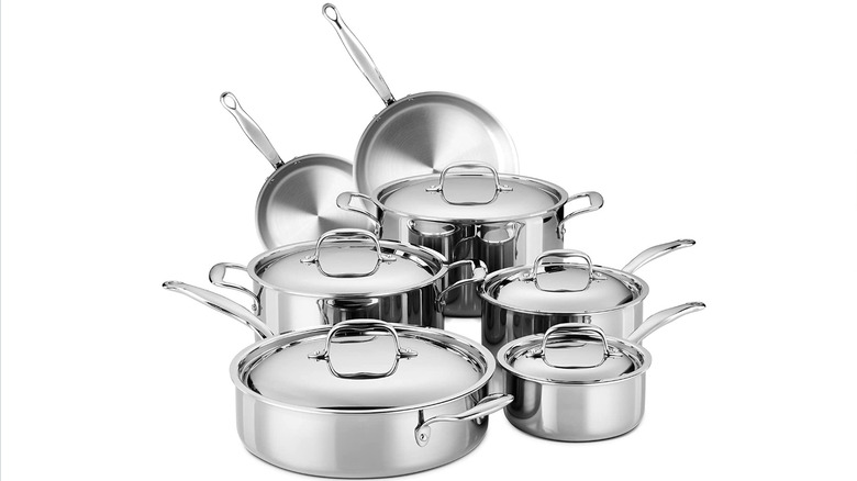 Legend Cookware 12-piece stainless steel set