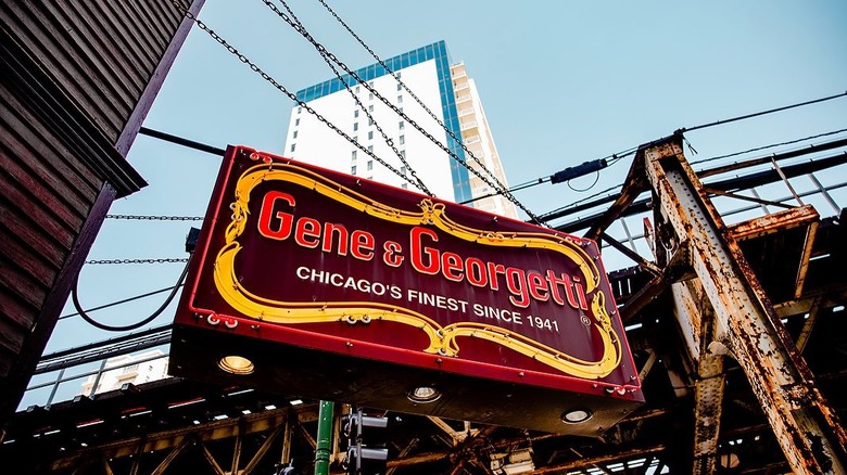 gene & georgetti sign
