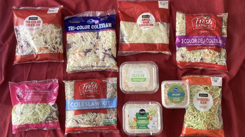 store bought cole slaw mixes