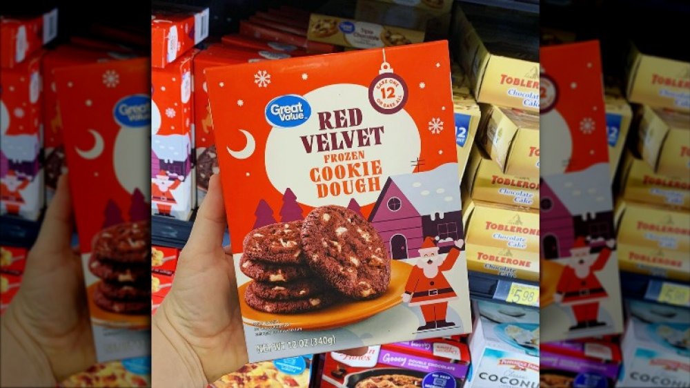 Great Value Red Velvet Frozen Cookie Dough