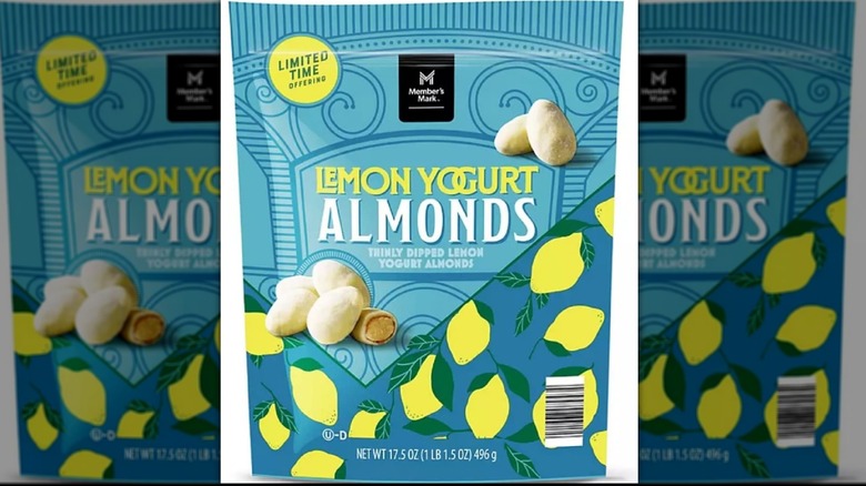 Member's Mark lemon yogurt almonds